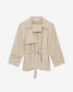 RALYA TRENCH COAT - WARM GREY