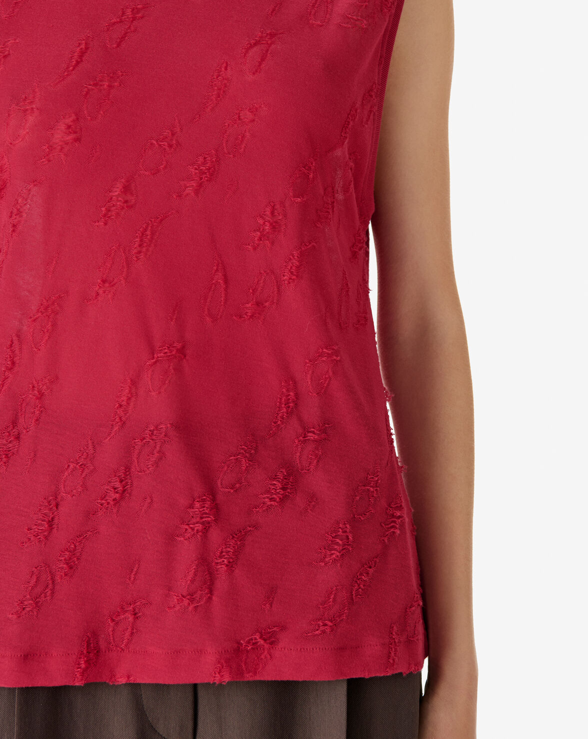 GLORIANA T-SHIRT - LIPSTICK RED