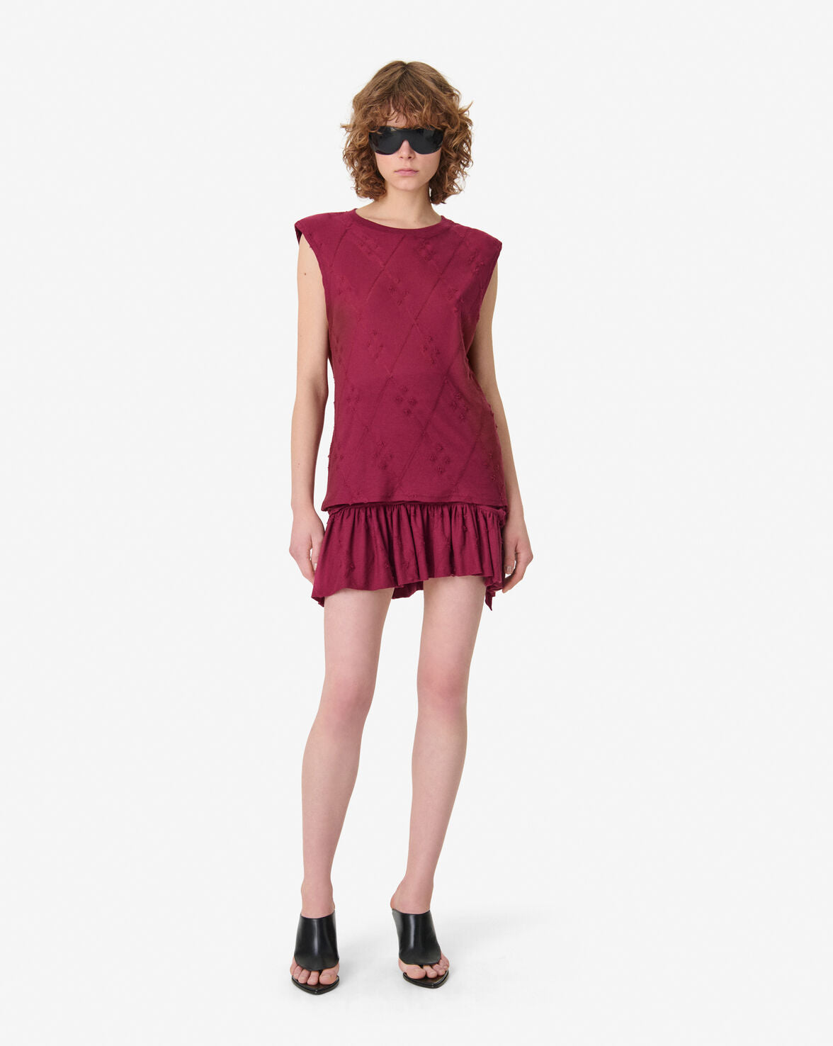 HORPHEE TOP - RASPBERRY