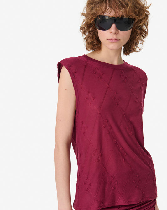 HORPHEE TOP - RASPBERRY