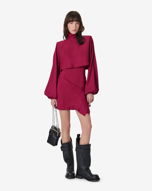 *PREORDER* VEDDY DRESS - RASPBERRY