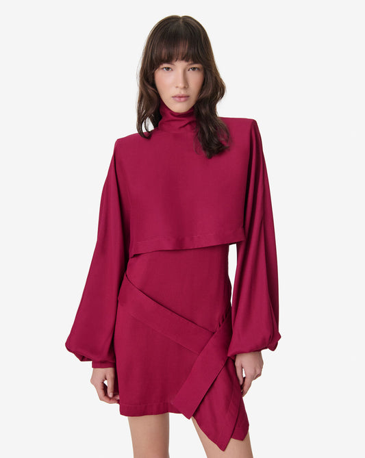 *PREORDER* VEDDY DRESS - RASPBERRY