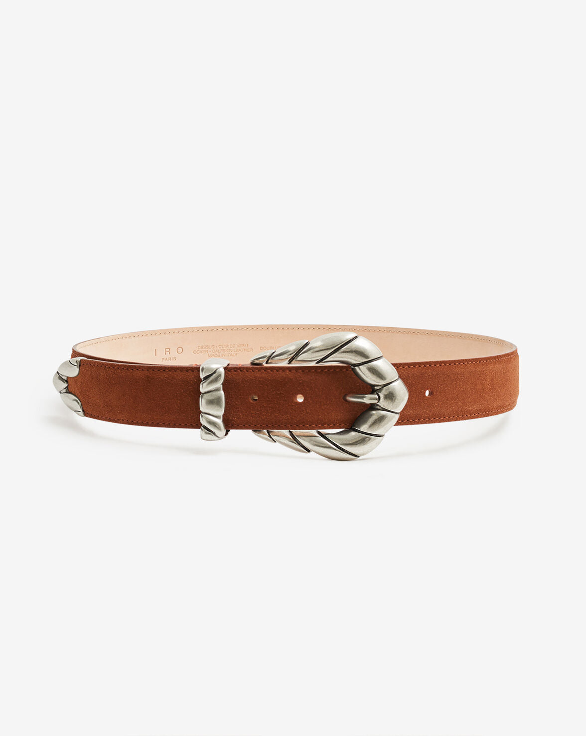 *PREORDER* EMBELLA SUEDE BELT - SQUIRREL