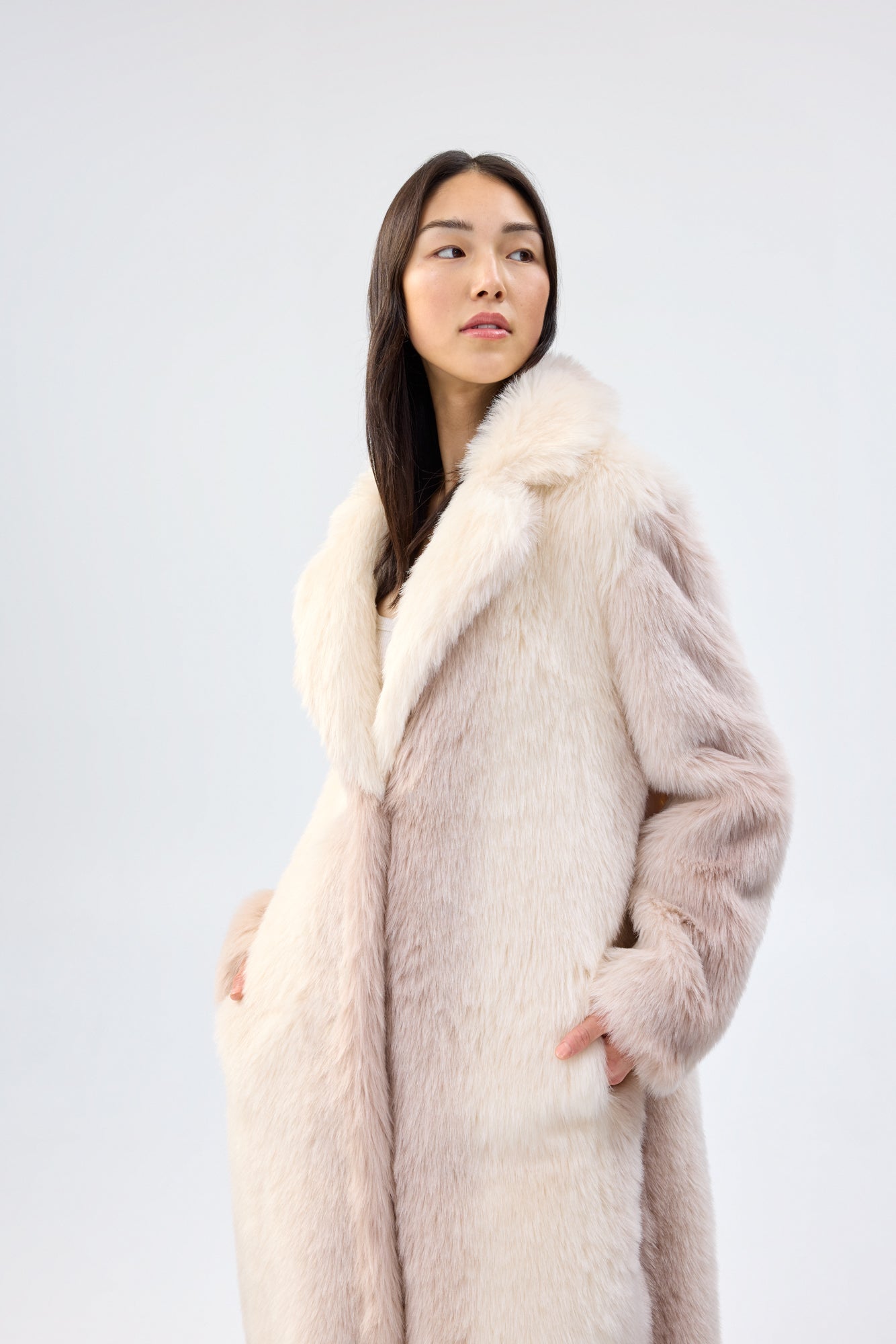 WHITE PLAINS COAT - OMBRE