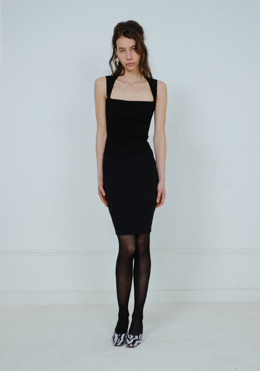 WINNIE TOP - BLACK