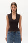 ZELIA TOP - COFFEE