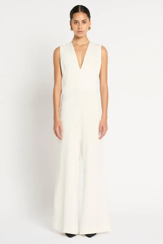 TWO TO TANGO JUMPSUIT - IVORY