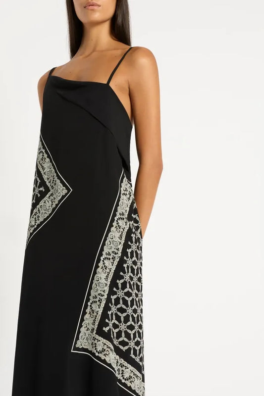 TABLE MANNERS MIDI DRESS