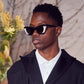 LAFAYETTE SUNGLASSES - BLACK/LIGHT TAN GLOSS