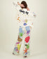 SANDRA WIDE LEG PANTS - MAGIC OCEAN
