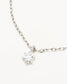 SWEET DROPLET DIAMOND NECKLACE - 14K WHITE GOLD