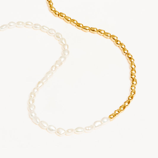 *PREORDER* BY YOUR SIDE PEARL CHOKER - GOLD