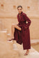 LEILA TRENCH COAT - BORDEAUX