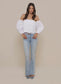 SARAI OFF-SHOULDER TOP -  WHITE