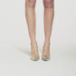 REMI SLINGBACK HEEL PUMP - GOLD