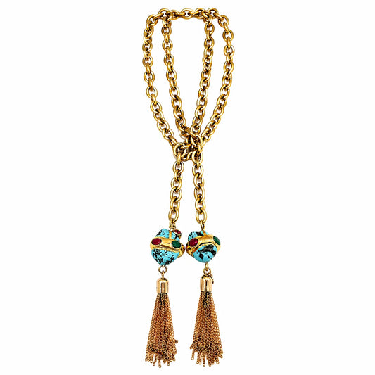 *PREORDER* CAPRI TASSEL LARIET NECKLACE