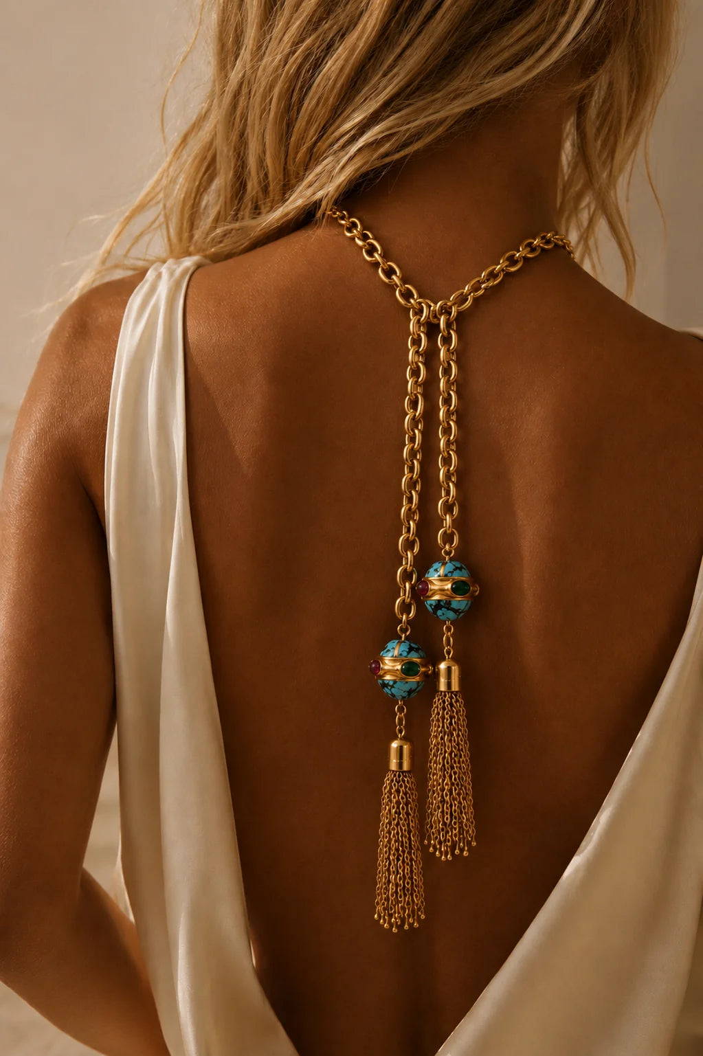 *PREORDER* CAPRI TASSEL LARIET NECKLACE