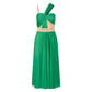 DRAPE DRESS - JEWEL GREEN