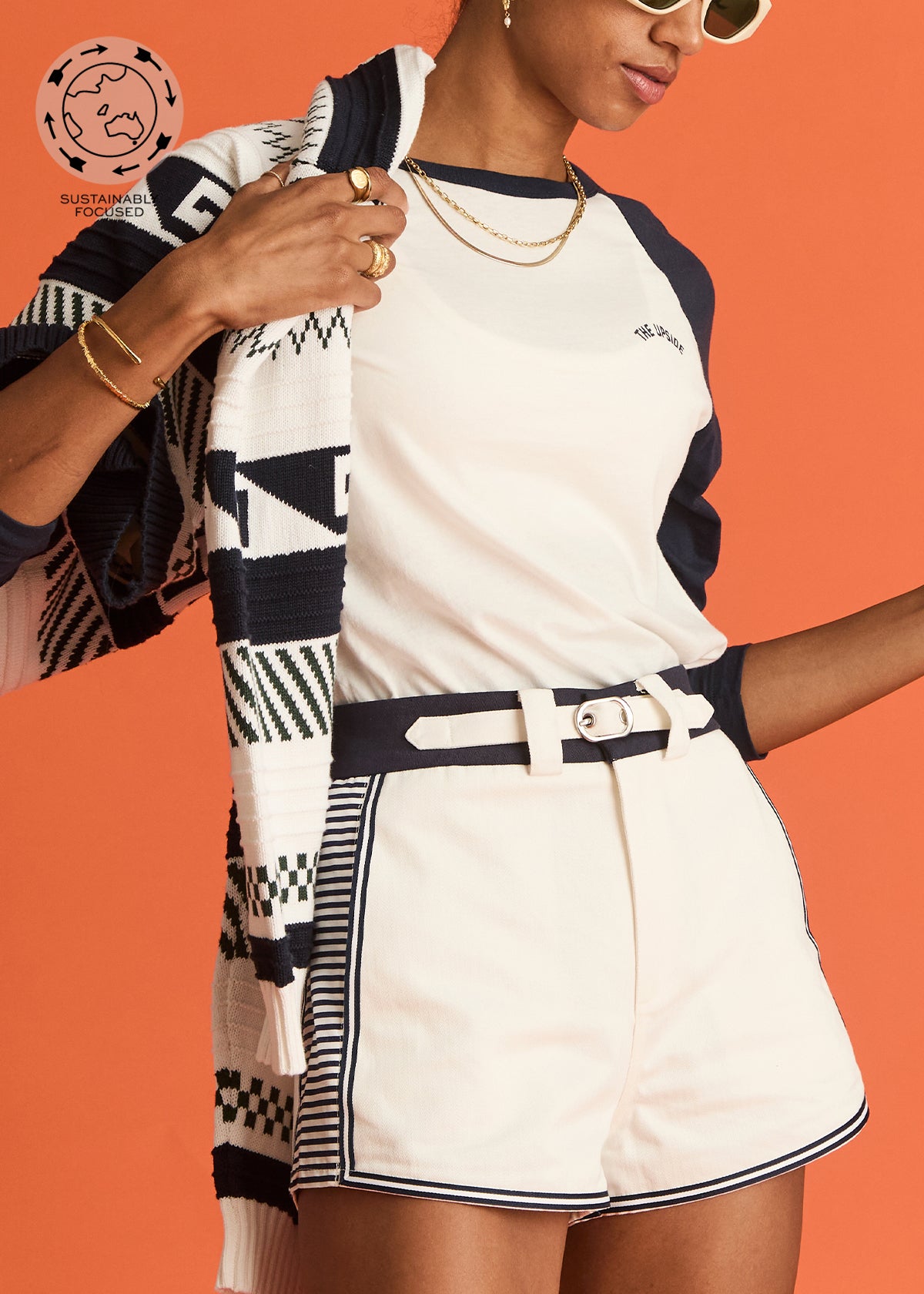 RACER SHORT - WHITE