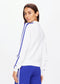 CARNABY PARI ZIP KNIT JACKET - WHITE