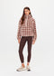 PALACIO HARLOW FLEECE PULLOVER - CHECK