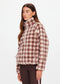 PALACIO HARLOW FLEECE PULLOVER - CHECK