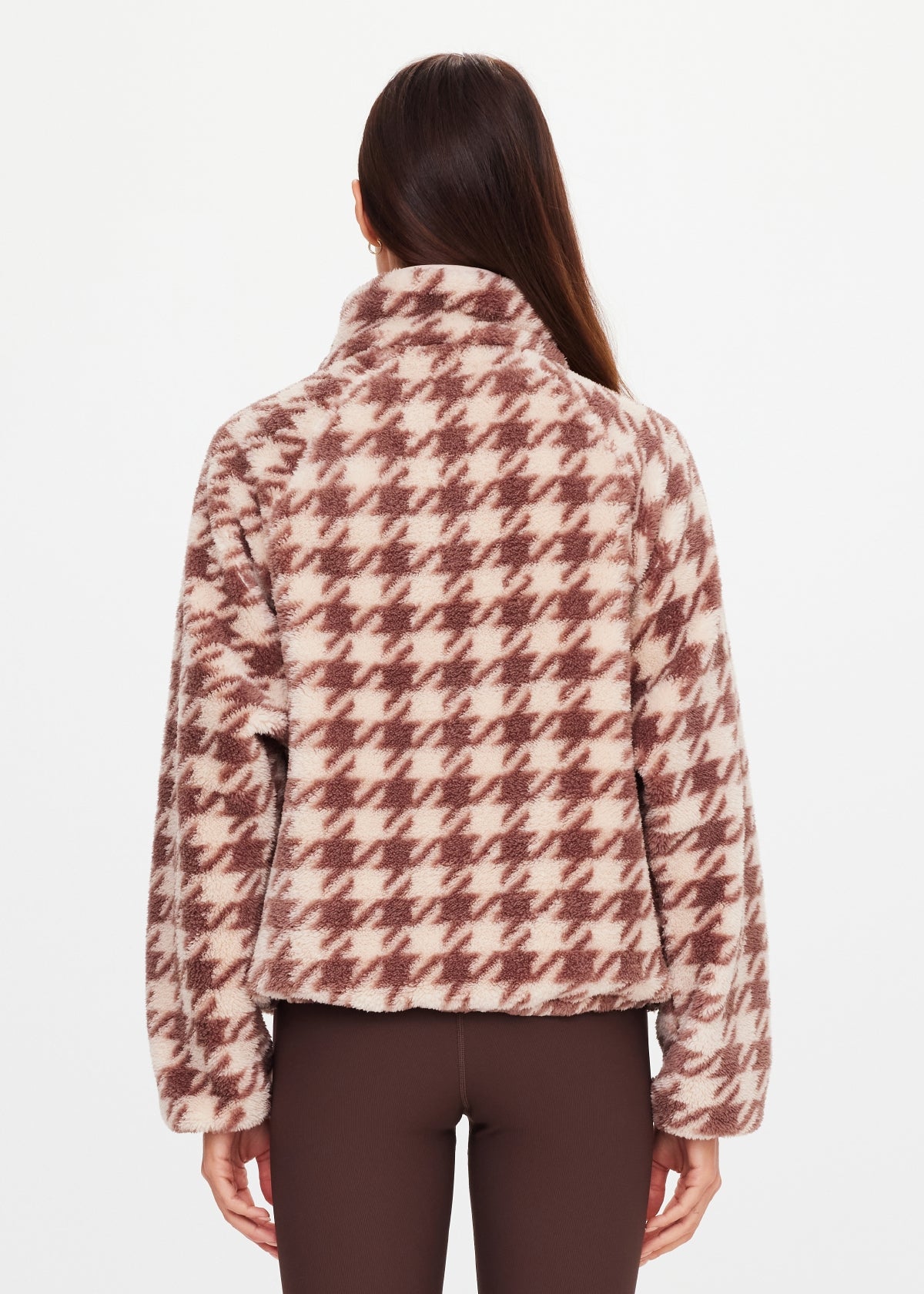 PALACIO HARLOW FLEECE PULLOVER - CHECK