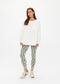 SOHO CARA LONG SLEEVE TOP - CREAME
