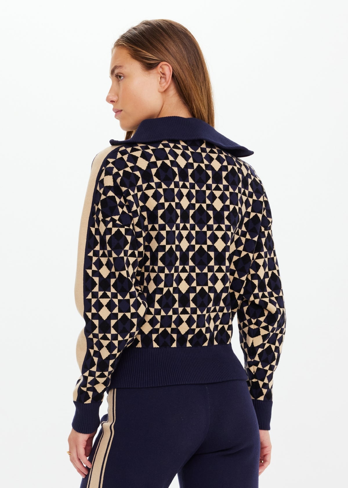 COSMO KAIRO HALF ZIP KNIT - GEO