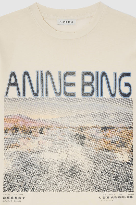 CADE TEE WILDFLOWERS - OFF WHITE