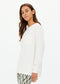 SOHO CARA LONG SLEEVE TOP - CREAME