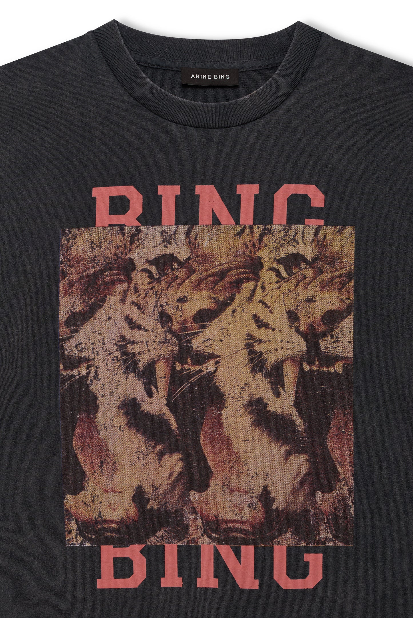 *PREORDER* CADE TEE TIGER - WASHED BLACK