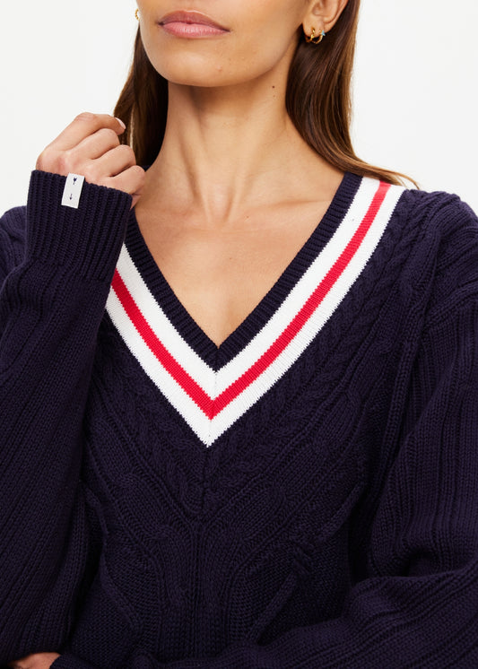 *PREORDER* RENSHAW JOSETTE SWEATER - NAVY