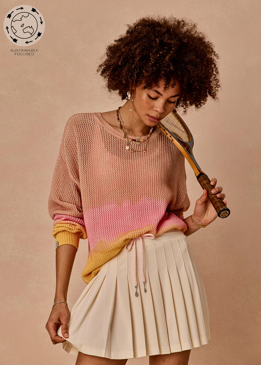 SEBASTIAN KNIT CREW - TIE DYE