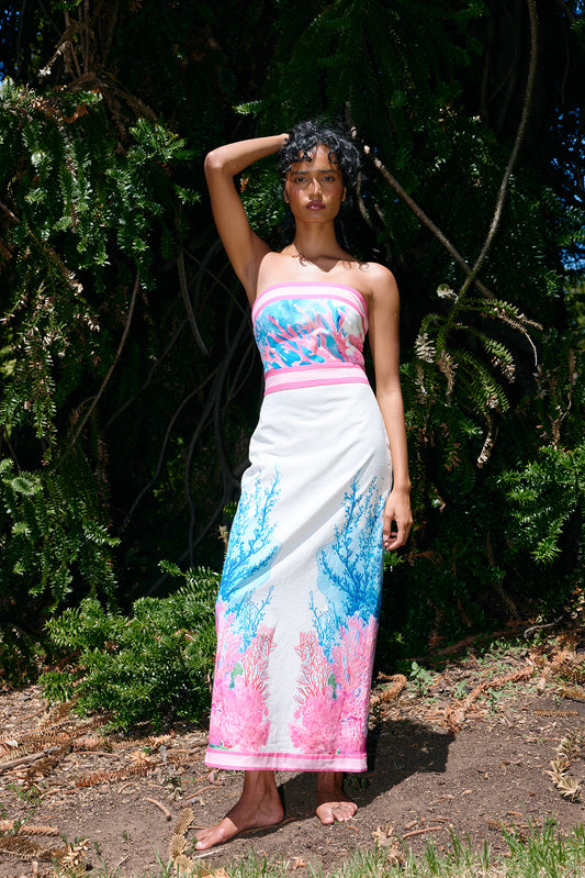 *PREORDER* CELIA DRESS - ANTIQUE CORAL