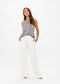 SOHO TOKIO WIDE LEG PANT - CREME