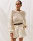 THE LIEKA KNIT JUMPER - OFF WHITE