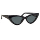 DORA D-FRAME SUNGLASSES IN BLACK