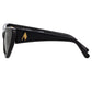 DORA D-FRAME SUNGLASSES IN BLACK