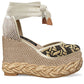 CHIC MADAME WEDGES - CREME