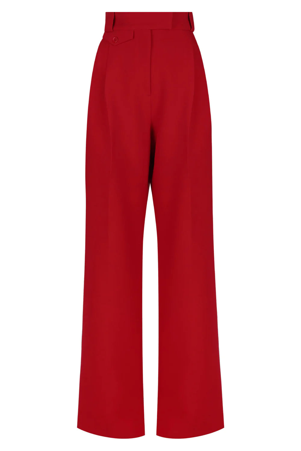 IRENA HIGHWAISTED TAILORED PANT - ROMA RED