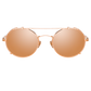 JIMI OVAL SUNGLASSES IN ROSE GOLD