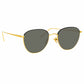 RAIF SQUARE SUNGLASSES IN GREY/YELLOW GOLD