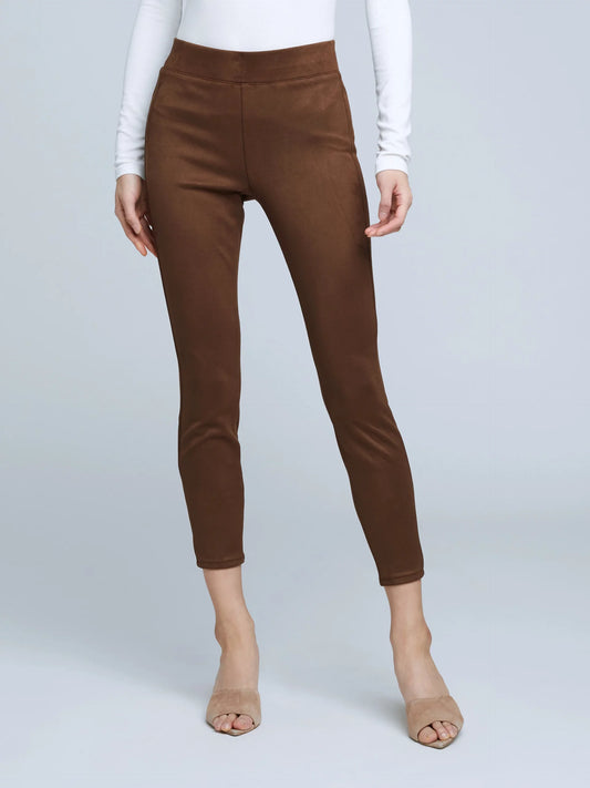 NINI HR CROP PULL ON PANTS - ESPRESSO